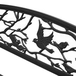 Banc de Jardin 2 Places banc extérieur jardin Style Rural Chic pour balcon terrasse patio 127 x 60 x 85 cm