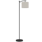 Lampadaire dimmable 2 températures de couleur avec télécommande, minuterie de 60 minutes, 160 cm, noir