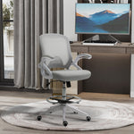 Lot de 2 fauteuils de bureau chaise de bureau assise haute réglable dim. 64L x 60l x 106-126H cm pivotant 360° maille