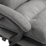Fauteuil de bureau massant ergonomique, chaise de bureau avec dossier inclinable, hauteur réglable
