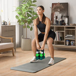 Lot d'haltères hexagonaux, haltères musculation, 2 x 1 kg, 2 x 3 kg, 2 x 5 kg, avec support convertible d'haltères
