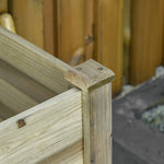 Jardinière surélevée avec Étagère de Rangement en Bois, Carré Potager sur Pied surélevé, Trous de Drainage