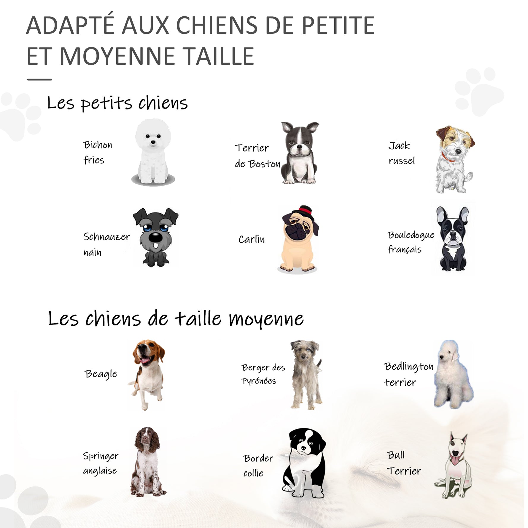 Barrière de sécurité pour chien barrière pliable à 6 panneaux avec pieds amovibles 432 x 36 x 70 cm jaune