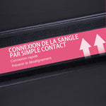 Tapis de pole dance pliable pole dance mat  Ø 150 cm épaisseur 5 cm revêtement plastique noir