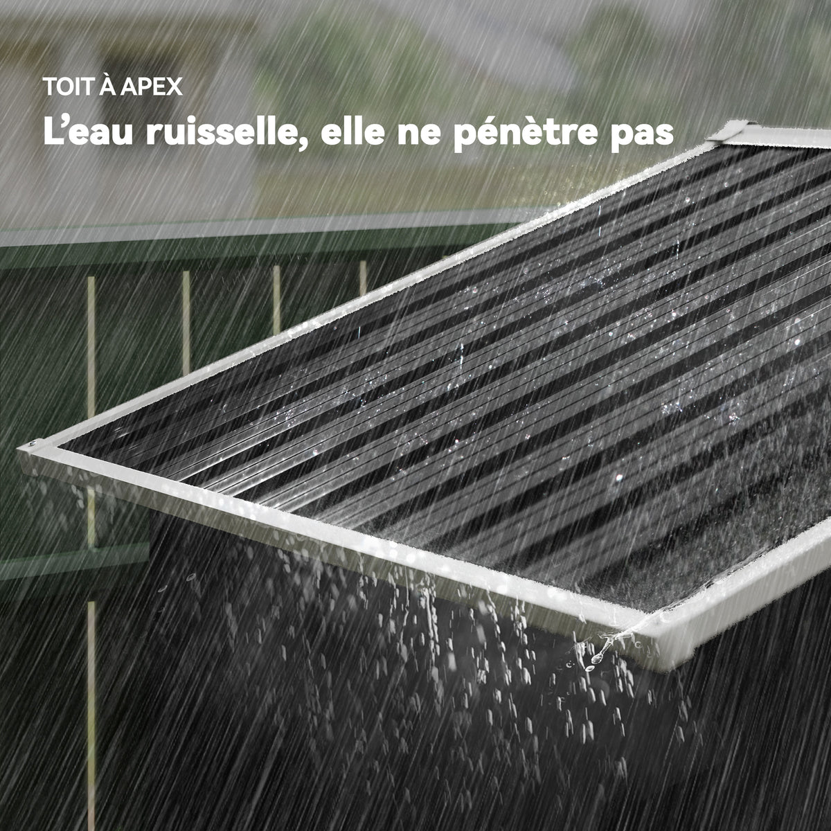 Abri de jardin en métal grand espace de rangement extérieur avec portes coulissantes 194 x 107 x 191 cm gris foncé