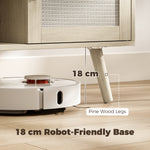 Meuble TV d'Angle 115 cm, Meuble Télé pour Téléviseur jusqu'à 65 Pouces, 2 Portes en Rotin  2 Compartiments, Chêne