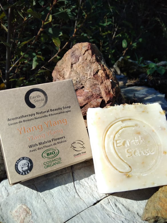 Savon Solide Bio Certifié – Jasmin & Fleurs de Camomille 90g