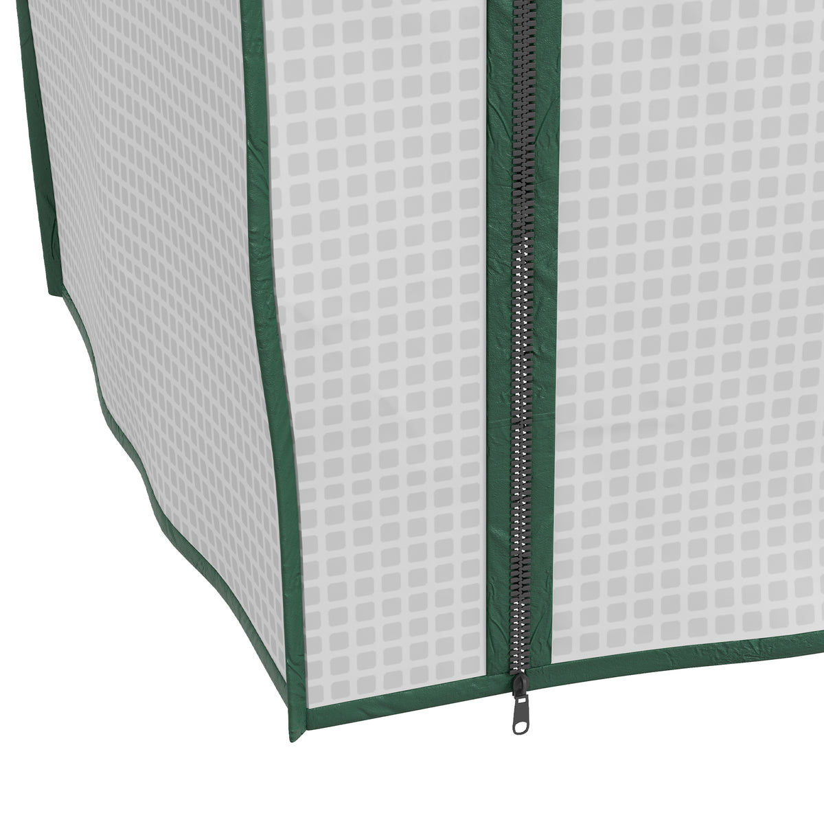 Serre de Jardin étagère 3 Niveaux dim. 59L x 39l x 127H cm métal thermolaqué Vert PE Haute densité 140g/m² Blanc