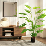 Plante artificielle arbre artificiel monstera deliciosa avec pot inclus hauteur 150 cm intérieure vert