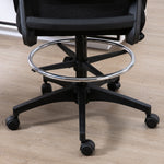 Lot de b2 fauteuils de bureau chaise de bureau assise haute réglable dim. 64L x 59l x 104-124H cm