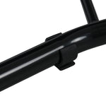 Cavalletto per moto, cavalletto anteriore per moto con perno regolabile e adattatori per forcellone, nero