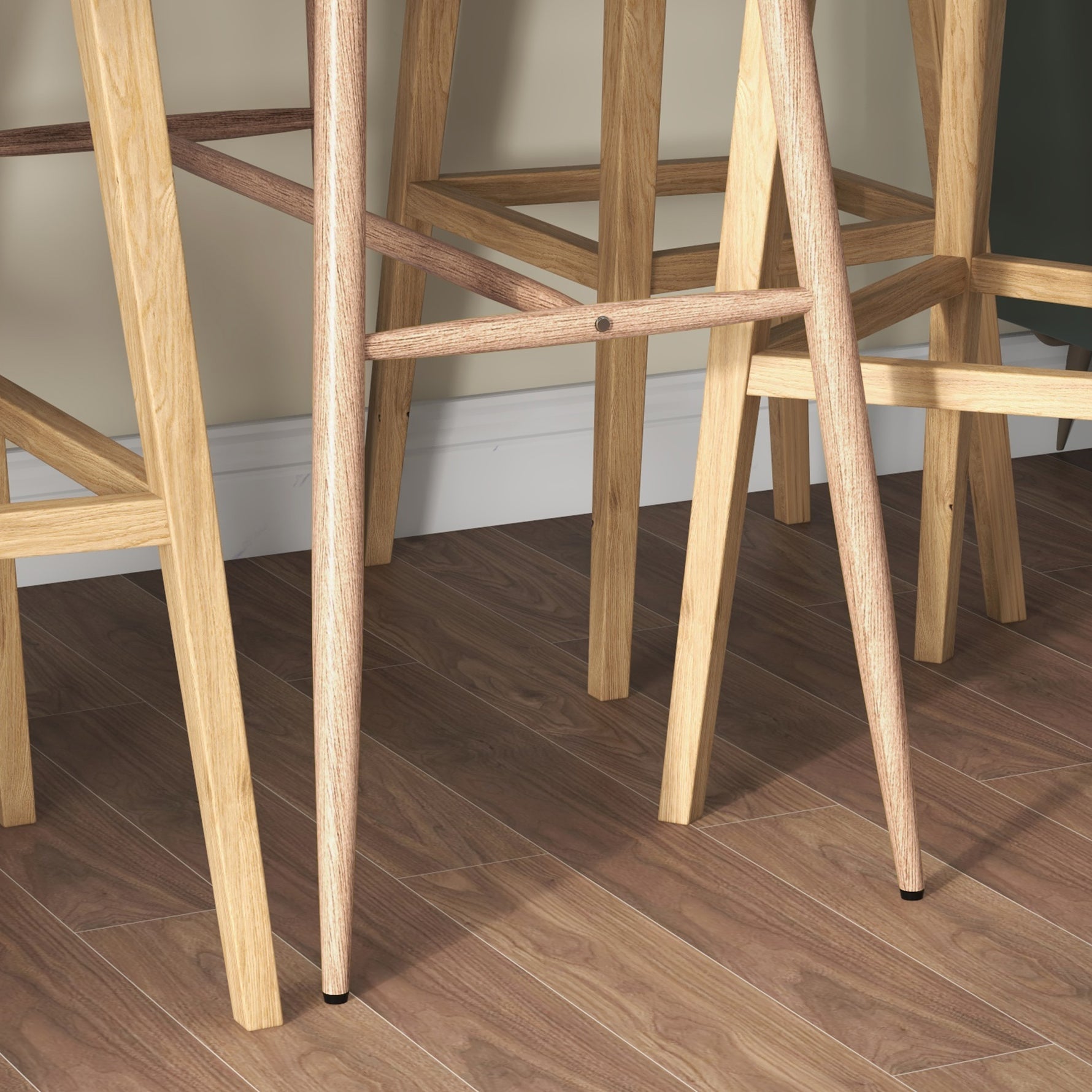 Table de bar rectangulaire 4 personne pieds en acier effet bois assemblage facile 118 x 58 x 98 cm blanc
