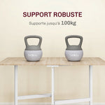 Table à Manger Pliante sur Roulettes pour 4-6 Personnes 120 cm, Roues avec Freins, 2 Abattants, Style Industriel, Chêne