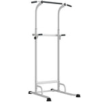 Power tower dip barre de traction autoportante réglable en hauteur cadre acier 91,5 x 97,5 x 176,5-227 cm pour la maison