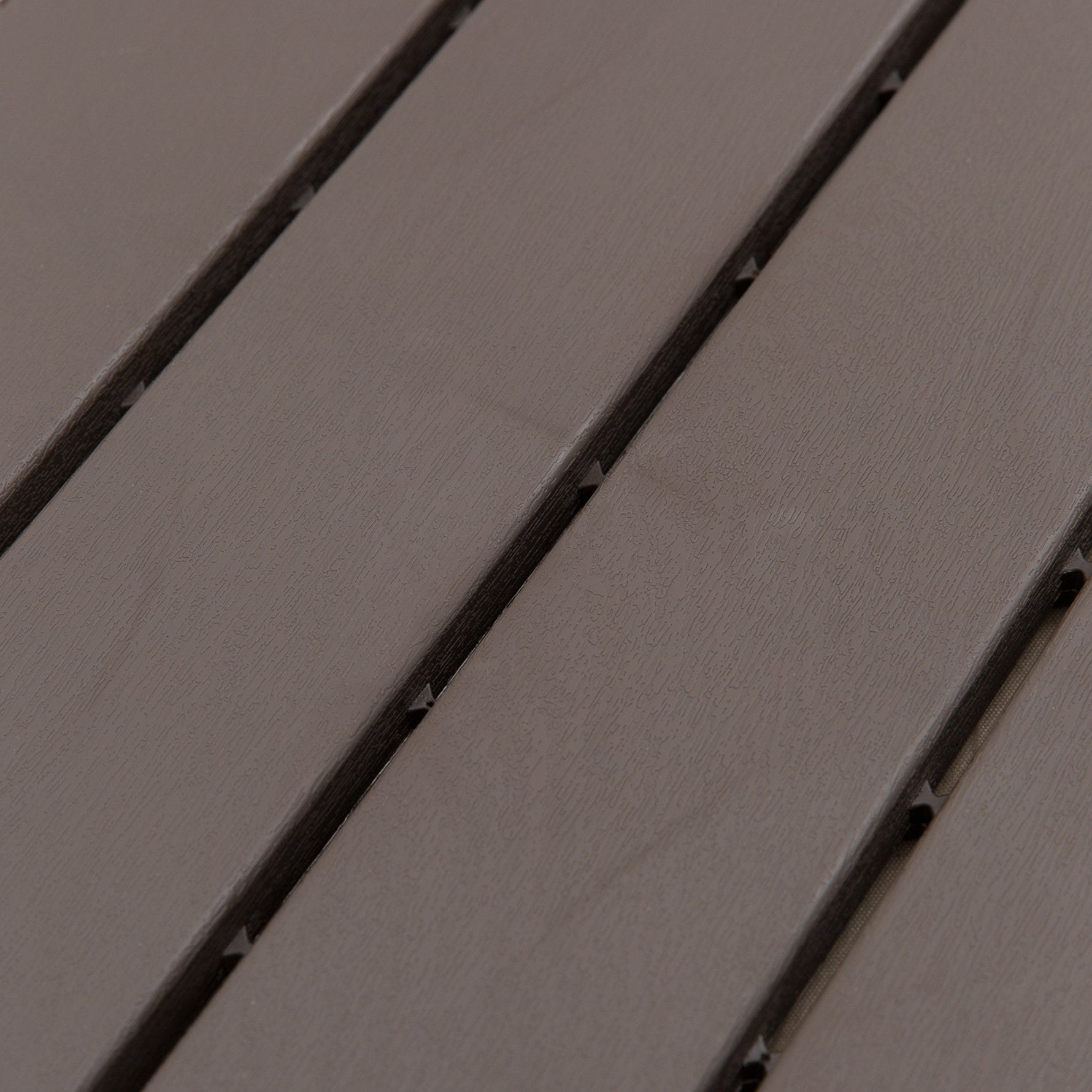 Caillebotis - Dalles terrasse - Lot de 9 - emboîtables, Installation très Simple - Petits Carreaux Composite Plastique Imitation Bois Chocolat