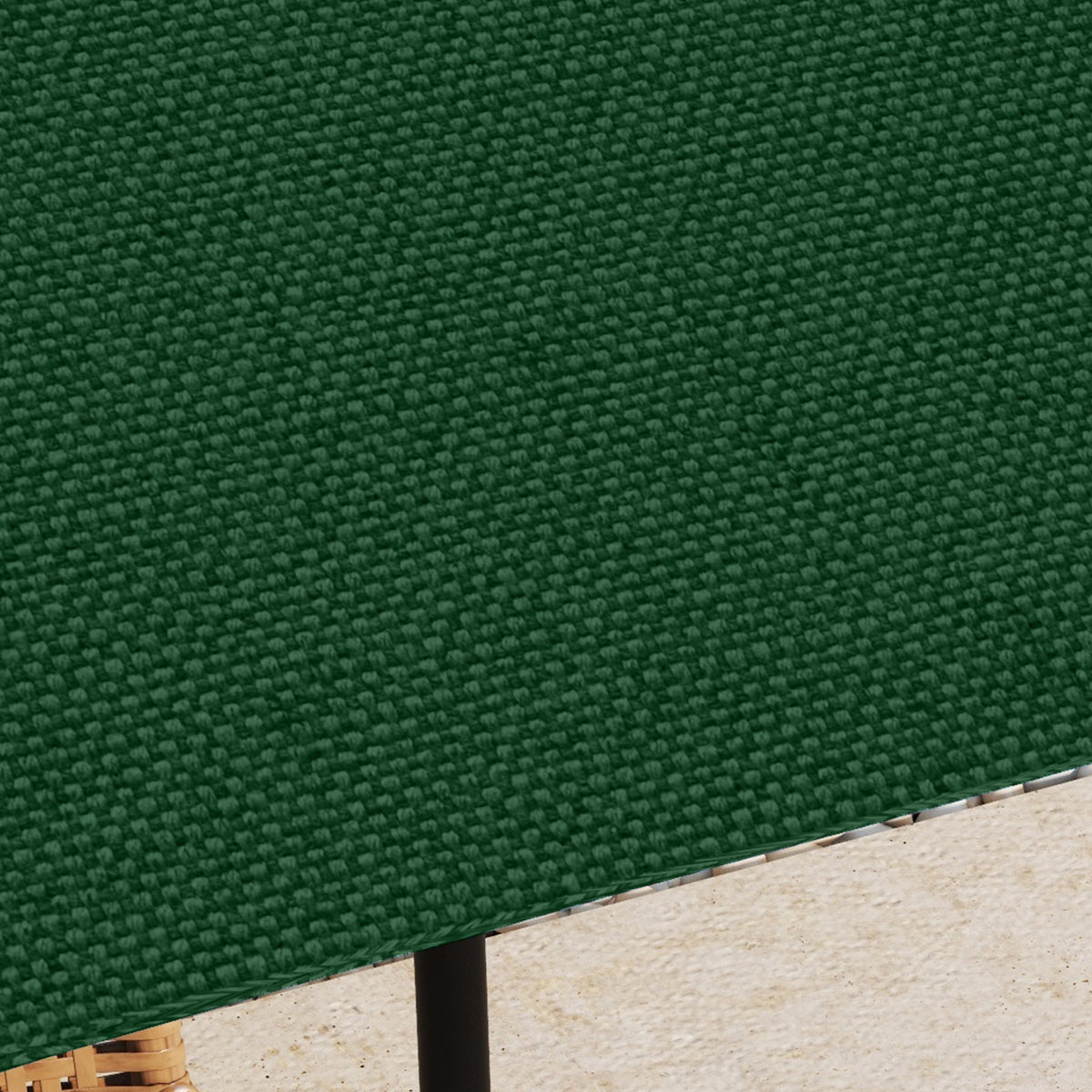 Toile de rechange pour pavillon toit de remplacement gazebo tissu polyester haute densité 180 g/m² anti-UV 3 x 3 m vert
