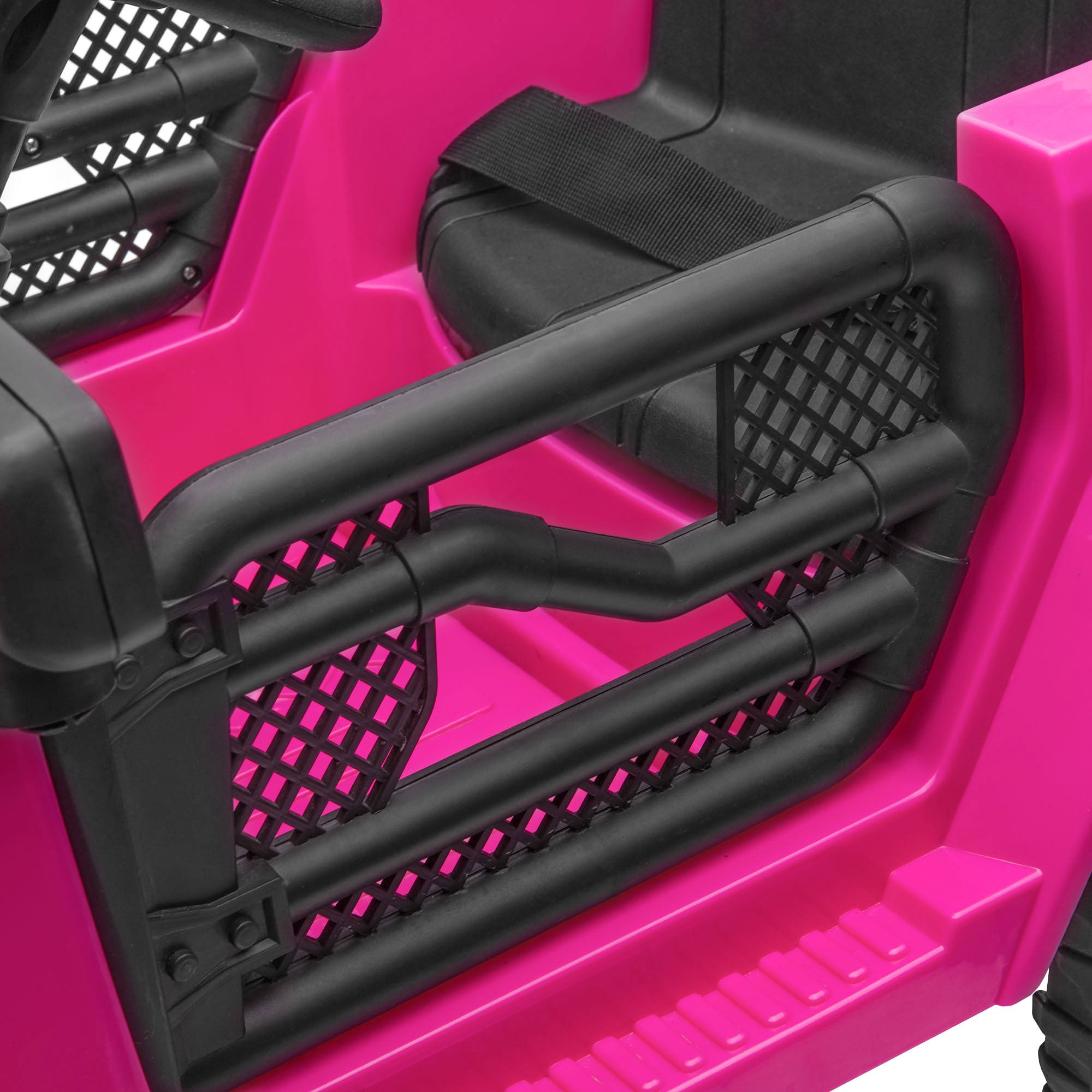 Elektroauto für Kinder Heckantrieb 12 V max. 5 km/h Fernbedienung Licht- und Soundeffekte 100x65x72cm Rosa