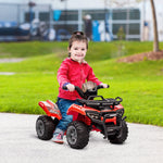 Quad buggy voiture électrique enfant quad électrique 18-36 mois 6 V 2 Km/h max. rouge