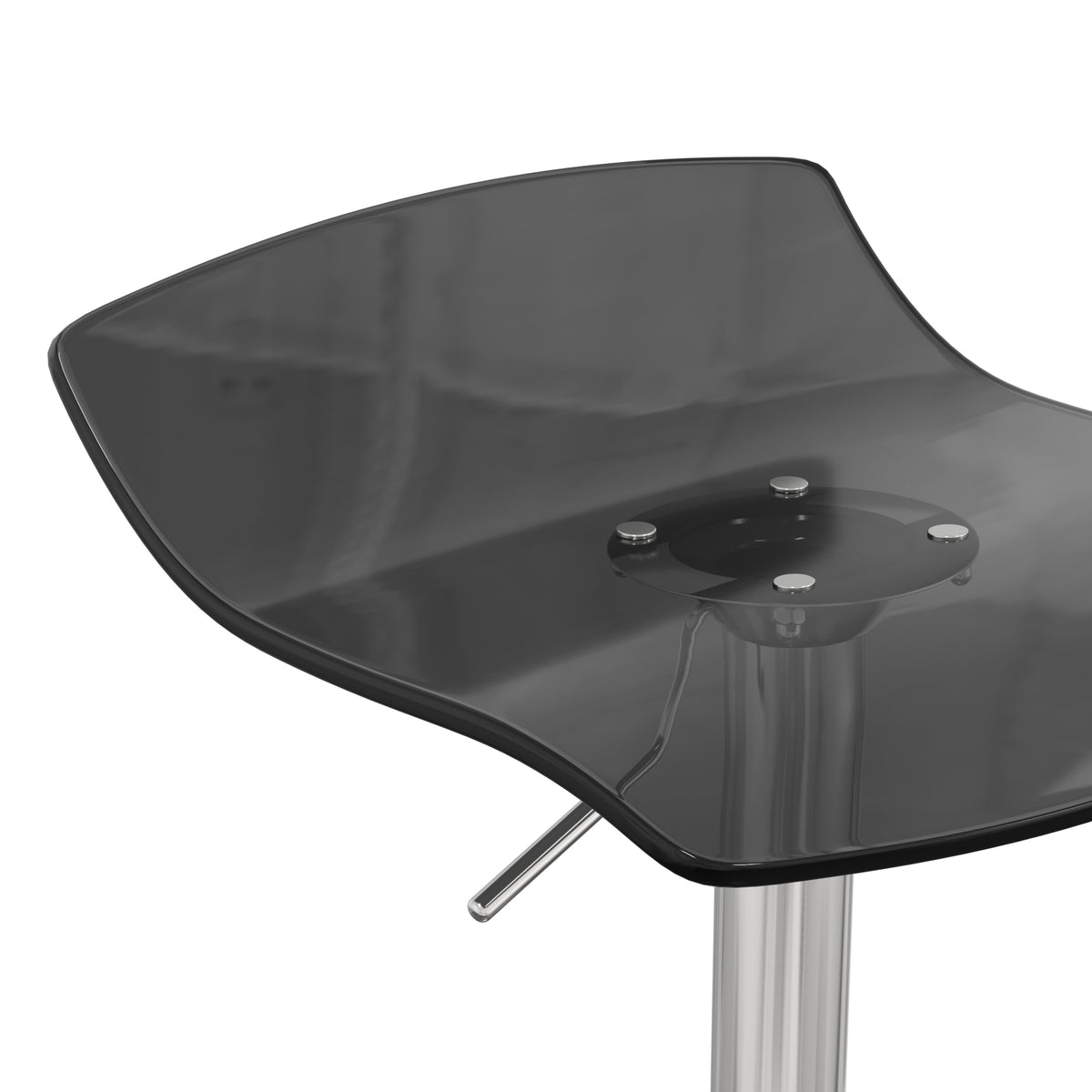 Lote de 2 taburetes de bar de diseño contemporáneo, giratorios 360°, de altura regulable, con reposapiés, 39x39x67-87 cm, negros