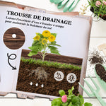 Jardinière sur pieds surélevée avec treillis carré potager 2 niveaux pour terrasse, balcon jardin 42 x 49 x 80 cm marron