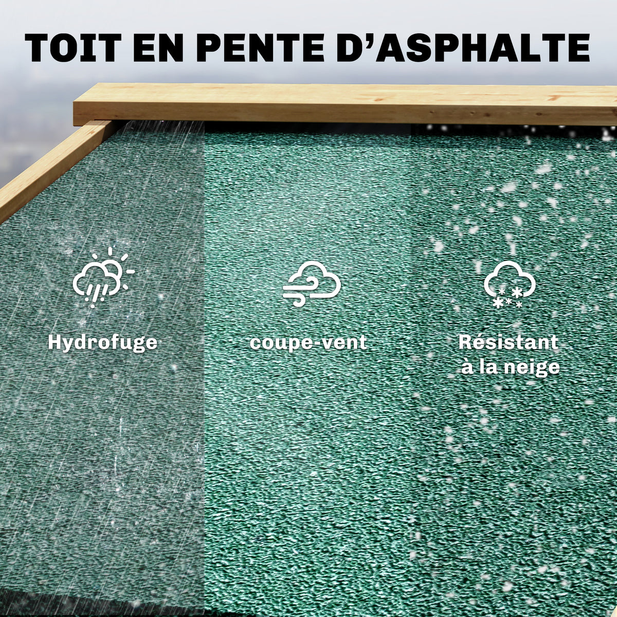 Abri de jardin Armoire de jardin pour outils avec Étagères et Fenêtres en Acrylique, 128 x 57,5 x 197 cm marron clair