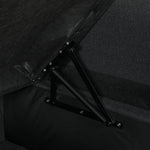 Canapé d'Angle Convertible, Canapé-Lit 3 Places 192 cm avec Méridienne Réversible, Rangement Caché, Gris Anthracite