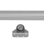 Kit complet porte coulissante 4 x 93 cm (p x l): rail, roulettes, visserie