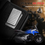Moto électrique pour enfants moto porteur Honda pour enfants 3 à 6 ans avec musique, phares bleu