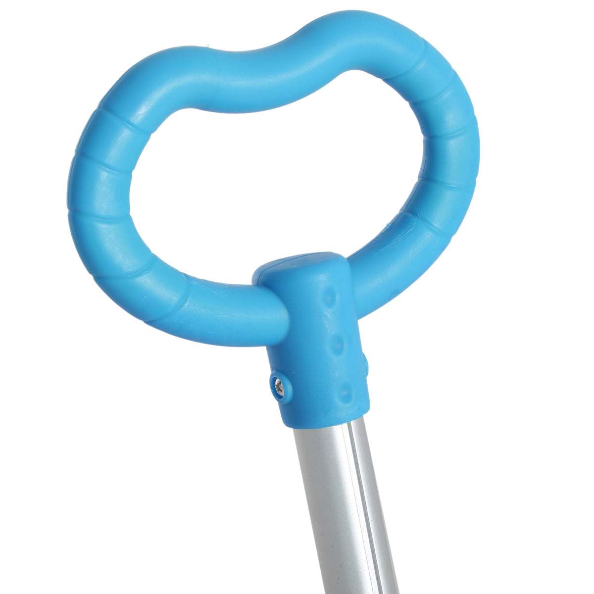 3 en 1 Trottinette pour Enfants Trottinette 3 Roues évolutive Hauteur Guidon réglable charge max. 50 Kg Canne télescopique Selle Dossier Amovible Bleu