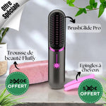 BrushGlide Pro - Lissage Express, Sans Fil, Partout + Trousse Offerte-0