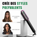 HairMaster Duo - Lisseur 2 en 1 + Brosse Offerte