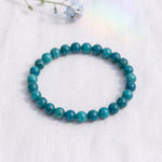 Bracelet en Apatite bleue