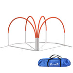 Set van 4 agility-onderdelen - agility-hoopers - trainingsbogen voor honden, hindernis met draagtas