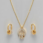 KAISA Jewelry Set Plaquée Or 14K