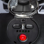Moto électrique enfants sous licence Aprilia avec 2 moteurs 12V, roues d'entraînement, lumière LED, musique - jaune