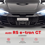 Voiture électrique enfant 12 V - véhicule électrique avec télécommande parentale fournie - V. Max. 5 Km/h - effets sonores, lumineux - Audi RS E-tron GT noir