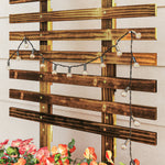 Jardinière avec treillis bac à fleurs avec film géotextile et roulettes 65 x 31 x 147 cm bois sapin pré-huilé-8
