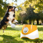Lot de 6 Balles pour Chien en ETPU Compatibles avec Lanceur Automatique Flottantes et Rebondissantes Ø 58 mm Blanc