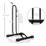 Porte-vélo autoportant idéal pour votre garage maison ou magasin de vélos pour les vélos 24 à 29" et vélo 700 c