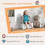 Coffre à jouets pour enfants 2 en 1 et banc avec dossier et accoudoirs - vérin pneumatique 68,5L x 34l x 58H cm