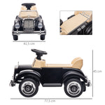 Porteur Enfants Voiture Licence Mercedes-Benz 300S 18-48 mois coffre rangement sous le siège noir