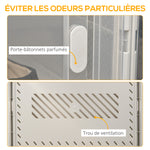 Meuble de rangement modulable, 8 cubes, meuble à chaussures empilables, vêtements, livres, jouets, blanc et transparent