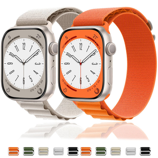 Bracelet Nylon Tressé Compatible Apple Watch Fitbit