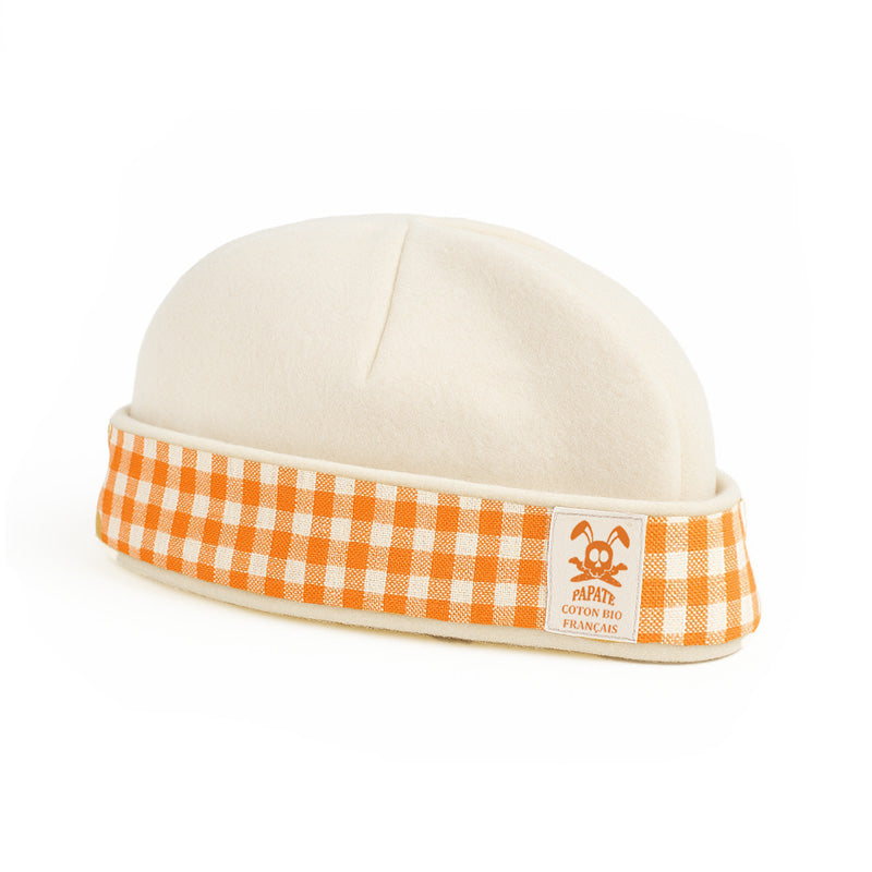bonnet de naissance en coton bio papate bebe