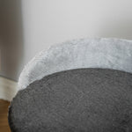 Arbre à chat griffoir grattoir design jeu boule suspendue + plateforme peluche sisal naturel gris foncé