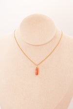 Pendentif | Mini piliers en Jade "Fleurs de prunier"