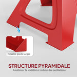 Lot de 2 chandelles voiture chandelles de levage capacité 3 tonnes hauteur réglable 290-418mm goupille de sécurité rouge