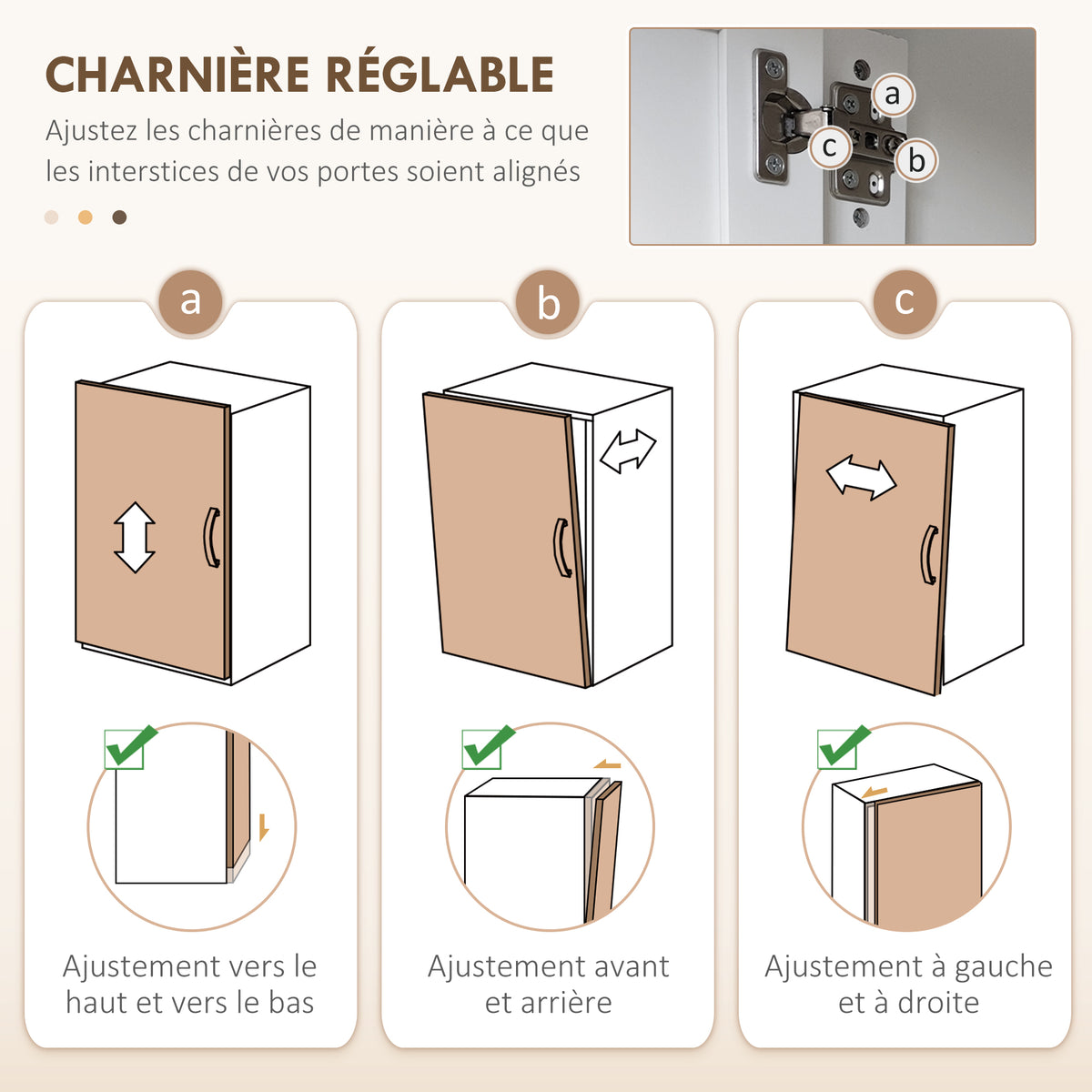 Buffet haut cuisine, armoire de cuisine, 6 portes, 2 tiroirs, plan de travail, étagères réglables, 100x40x180cm, blanc