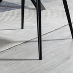 Chaises de Salle à Manger Chaises de Visiteur Design scandinave - Lot de 2 chaises - Pieds effilés métal Noir