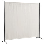 Paravent Extérieur à Panneau Unique, Séparateur de Pièce de 180H cm avec Protection UV30+, Beige